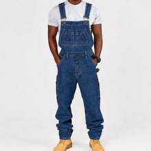 Stefan - Stilvolle Gewaschene Mehrtaschenhose – Blau