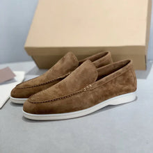 Gerhard | Herren Wildleder Loafer Schick Komfort Elegant – Braun