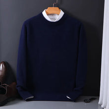 Luxuriöser Kaschmirpullover für Herren - Oliver – Navy Blau