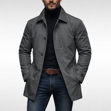 Eleganter Trenchcoat – Grau