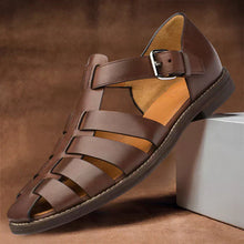 Marco | Leder Sandalen – Dunkelbraun