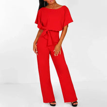 Jinky - Stilvoller Komfort Jumpsuit für Sie – Rot