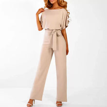 Jinky - Stilvoller Komfort Jumpsuit für Sie – Beige