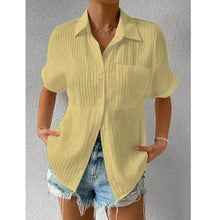 Helena - Elegante Damenbluse Zeitlose Mode – Gelb