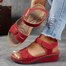 Karlotta | Damen Orthopädische Sandalen Komfort Sommer – Rot