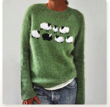 Tanja | Retro-Pullover für die goldene Herbstzeit – Grün