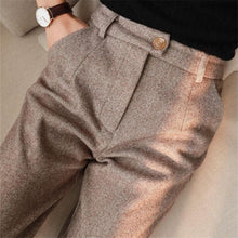 Leo | Taillierte Hose – Braun