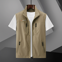 Amaury - Elegante ärmellose Herrenweste – Khaki