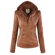 Eleganza Thermal Chic Lederjacke – Khaki