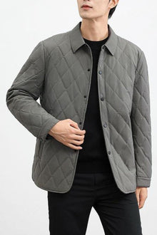 Maik | Zeitlose Steppjacke – Grau