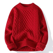 Klassischer Strickpullover für Elegante Momente – Rot