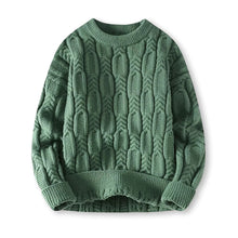 Klassischer Strickpullover für Stil und Wärme – Grün