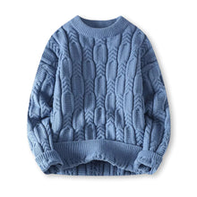 Klassischer Strickpullover für Stil und Wärme – Blau