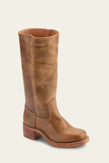 Kniehohe Stiefel schwarz mit elegantem Design – Khaki