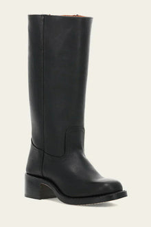 Kniehohe Stiefel schwarz mit elegantem Design – Schwarz
