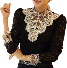 Kristin | Elegante Langarmbluse – schwarz