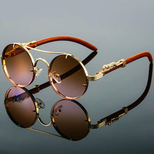 ChromaLens – Panthera Retro Sonnenbrille – Braun