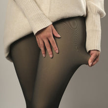 Warme Damen Thermo-Strumpfhose mit Fleece-Futter für Winter & Herbst – Durchsichtig