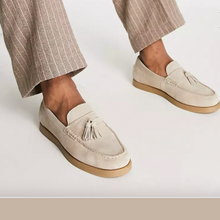 Levi - Herren Leder Loafers, Klassisch & Bequem – Weiß