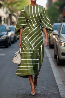 Celestiva - Stilvolles Kleid – GRÜN