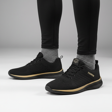 Leichtgewichtiger Stricklaufschuh -  Steve – Gold