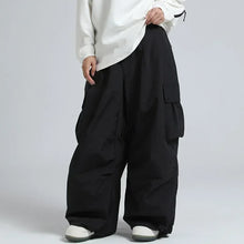Leon | Wasserdichte Unisex baggy Skihose – Schwarz