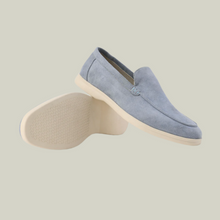 Anton – Eleganter Loafer aus Wildleder – Blau