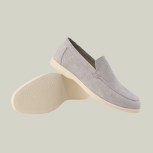 Anton – Eleganter Loafer aus Wildleder – Grau