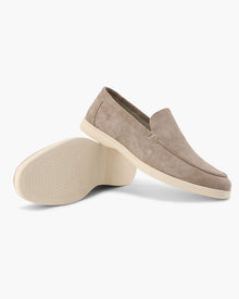 Joseph | Eleganter Schlüpfen Herren-Sommer-Loafer aus Wildleder – Mokka
