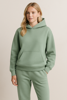 Loungewear-Set Mit Kapuze - Alexia – Grün