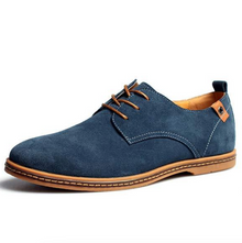 Houston - Herren‑Lederschuhe – Blau