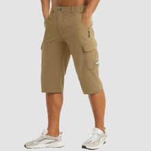 Schnelltrocknende Herren Cargo Shorts – Khaki