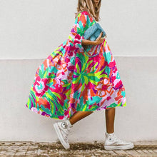 Margarita® | Übergroßes Kleid mit Blumendruck – stil 1