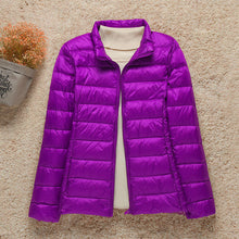 Liera - Leichte, warme Jacke – Lila