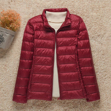 Liera - Leichte, warme Jacke – Rot