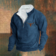 Leichte urbane Jacke mit klassischem Kragen – Blau