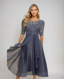 Zarelia - Luxuriöses Festkleid – Lila