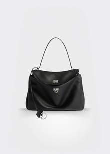 Handtasche Damen – Vegane Schultertasche Gold/Silber Vintage – Silber