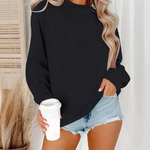 Matilda | Klassisches Winter Sweatshirt – Schwarz