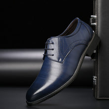 Julian | Leicht Klassischer Schnitt Halbschuhe – Blau