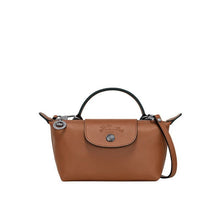 Mini-Lederhandtasche Von – Braun