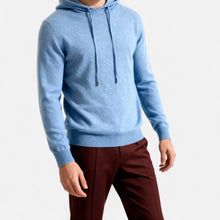 Minimalistischer Luxus-Pullover - Enrico – Blau