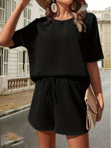 Mikayla - Zweiteiliges Set – Schwarz
