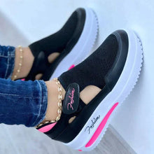 MotionEase™ – Bequeme Damen-Sneaker mit Federnder Dämpfung – Schwarz