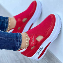 MotionEase™ – Bequeme Damen-Sneaker mit Federnder Dämpfung – Rot
