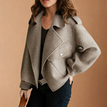 Lydia Damen Wolljacke – Khaki