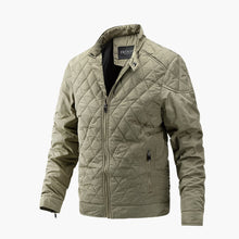 Elegante Übergangs Steppjacke für Herren – Khaki