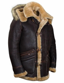 Herren Winterjacke mit Kapuze | Lässig – Braun