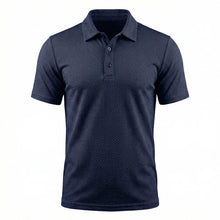 Dario | Atmungsaktives Stretch Poloshirt – Mitternachtsnavy
