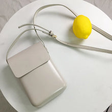 Stylische Crossbody-Tasche aus hochwertigem PU-Leder – Weiß